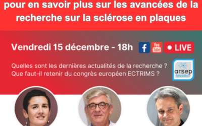 Prochain Live ARSEP sur les avancées de la recherche